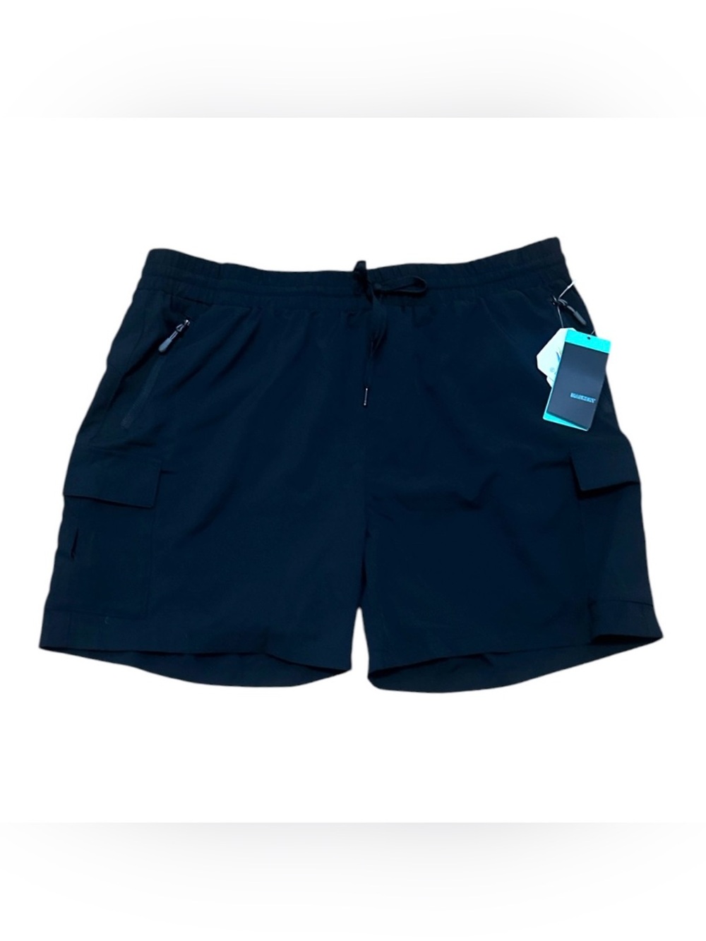 MASKERT Men’s XXL Black Cargo Hiking Shorts UPF 50+ Water Resistant NWT